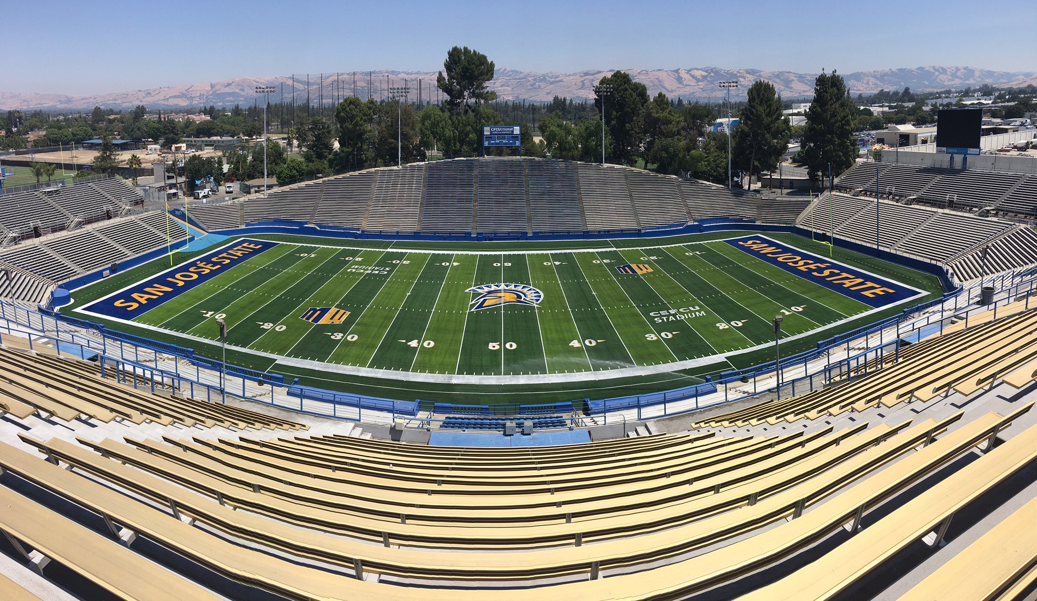 San José State University Football Upgrades to AstroTurf